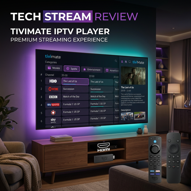 TiviMate IPTV Player – ultimative App für Android TV und Fire TV